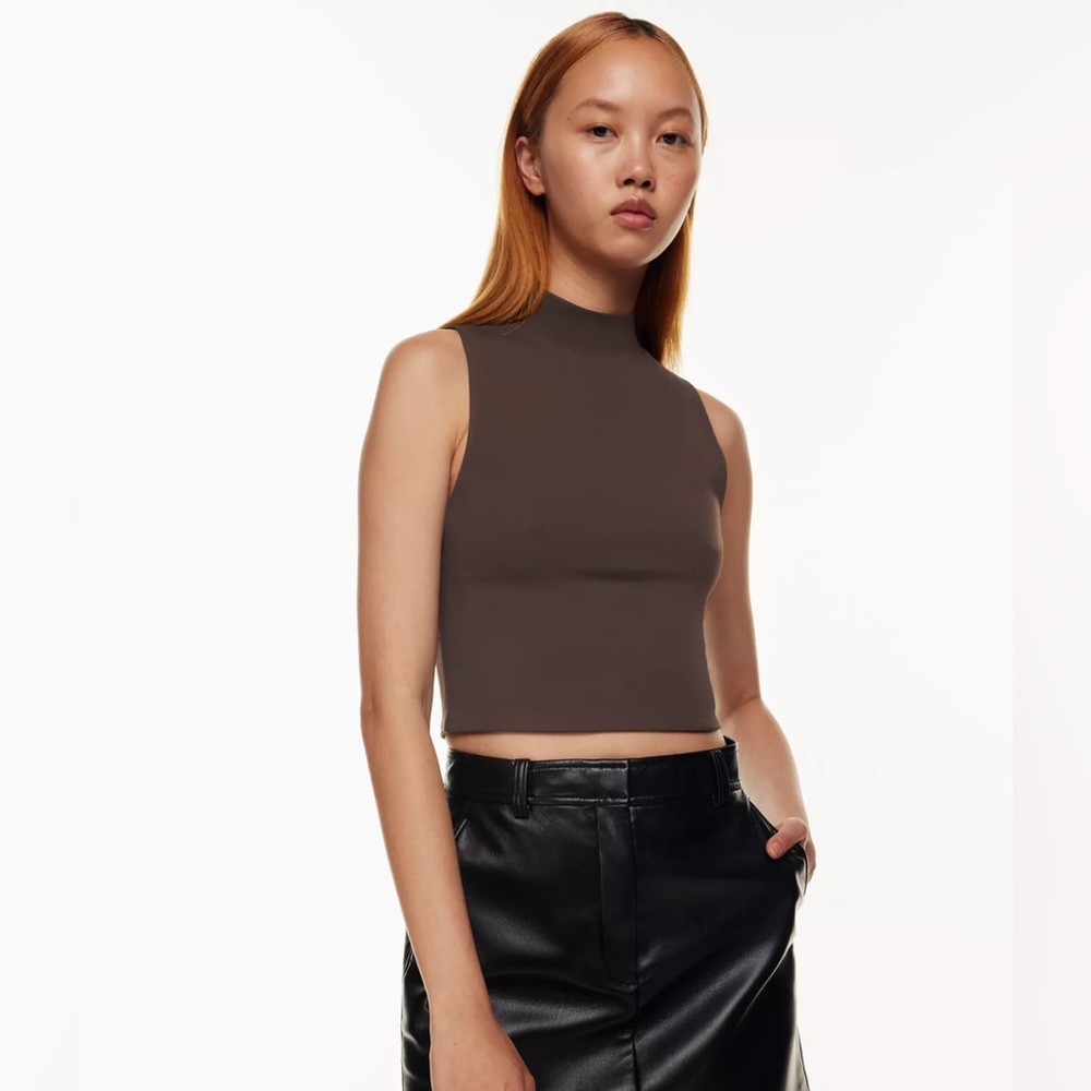 Aritzia Babaton Mockneck Sculpting Tank